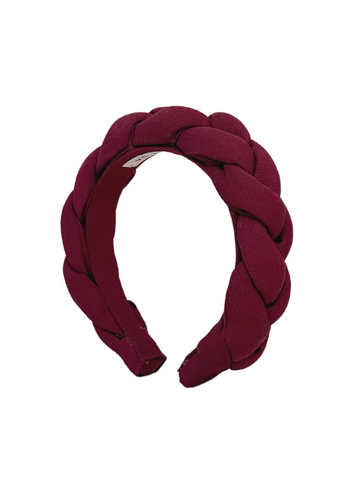 Cerchietto Mini Tresse - Bordeaux