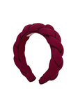 Cerchietto Mini Tresse - Bordeaux