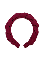 Cerchietto Mini Tresse - Bordeaux