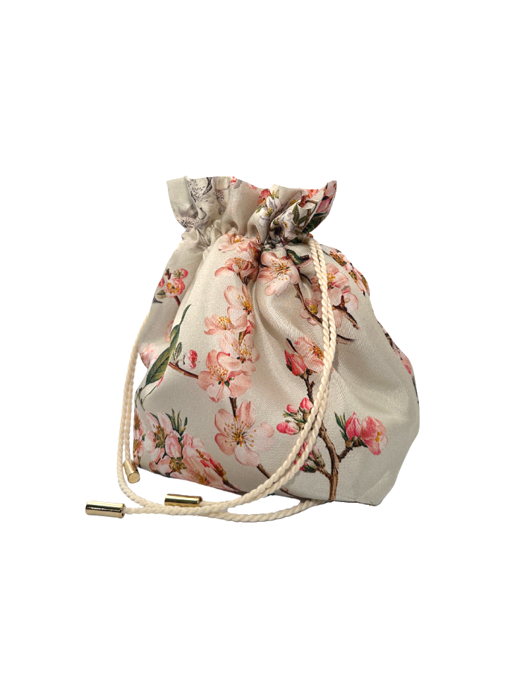 Cherry Blossom Print Bibi Bag