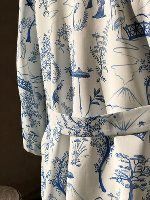 Japanese Print Mini Kimono